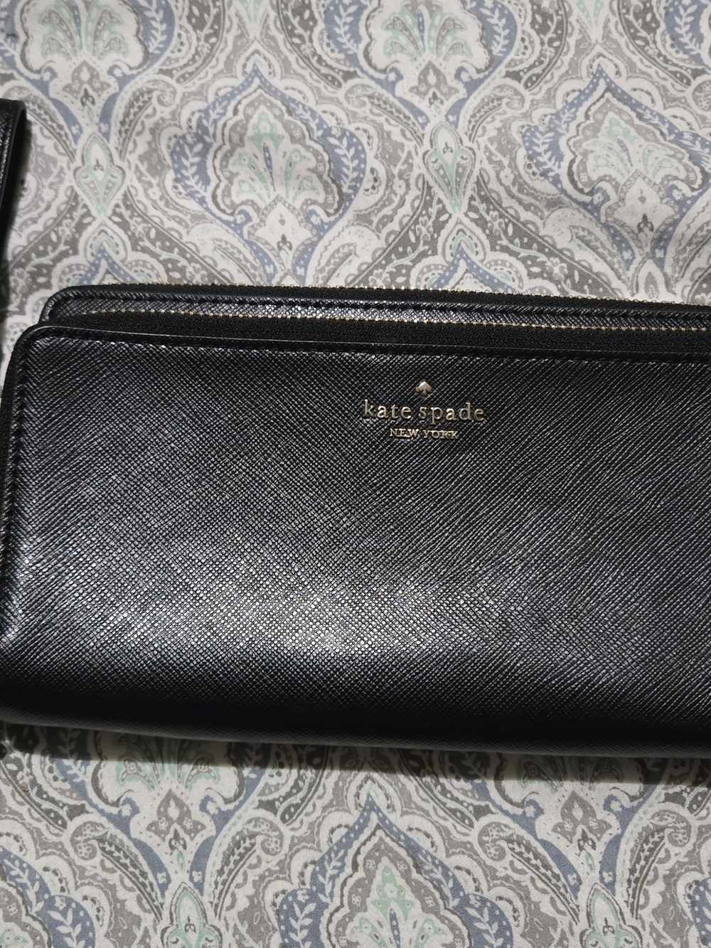 Kate Spade New York Black Saffiano Leather Wallet